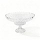 صحن تقديم زجاج بقاعدة 30 سم