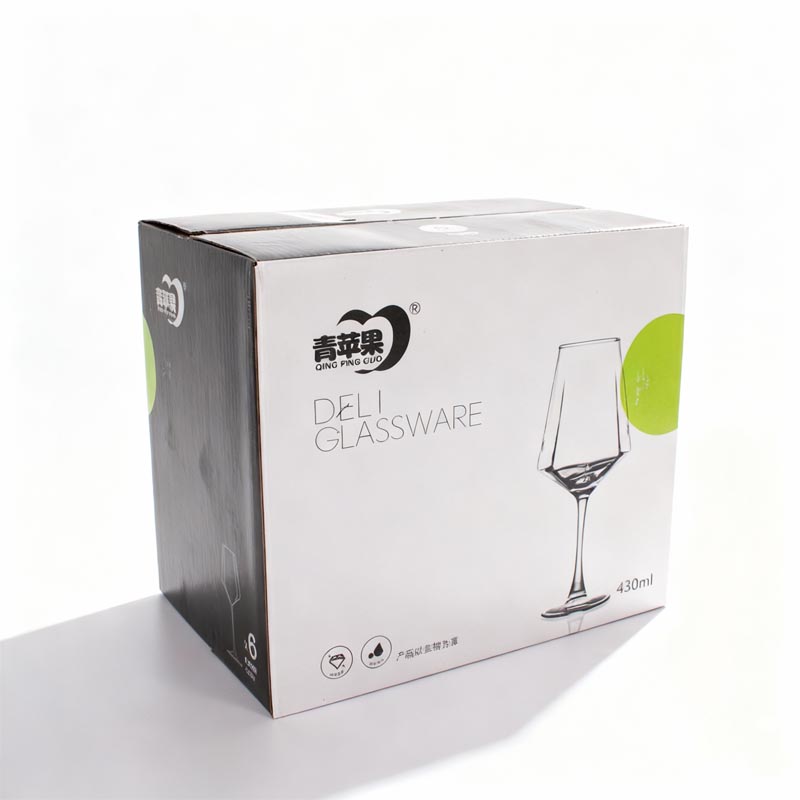 اكواب زجاج بقاعدة 430 مل – 6 حبات