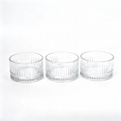 زبدية تقديم زجاج – طقم 3 حبة 
