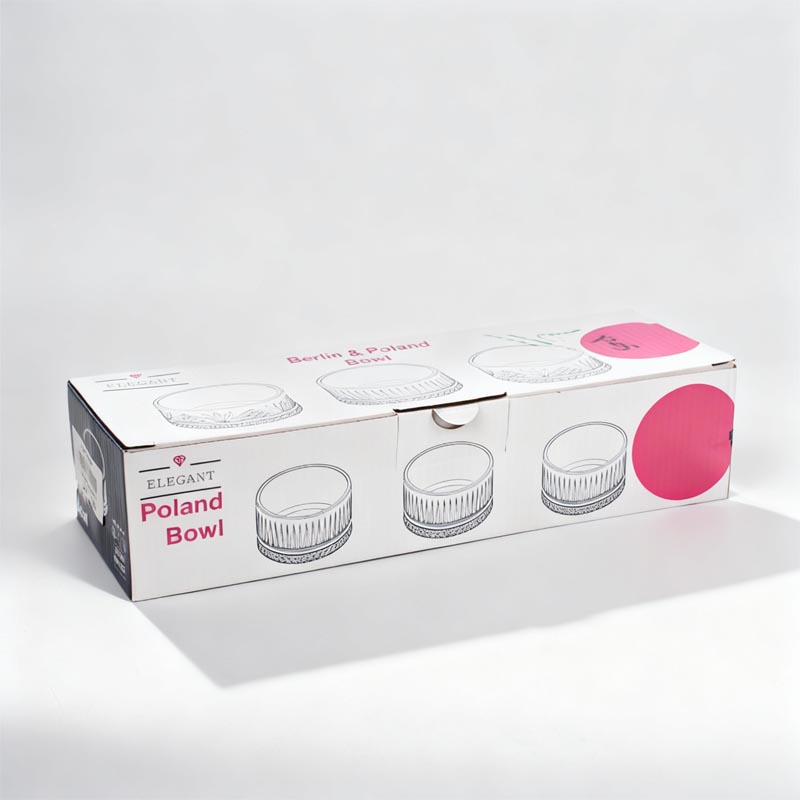 زبدية تقديم زجاج – طقم 3 حبة