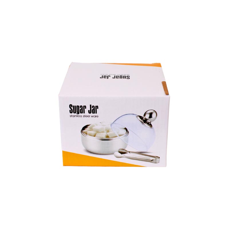 وعاء تقديم استيل بغطاء اكريلك