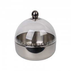 وعاء تقديم استيل بغطاء اكريلك – مقاس كبير