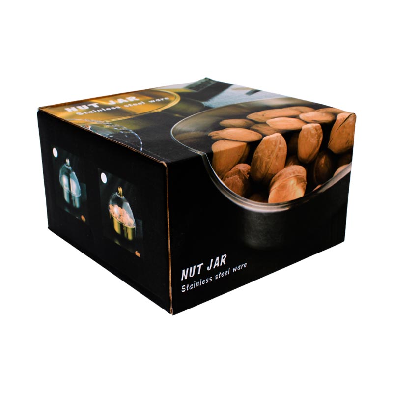 وعاء تقديم استيل بغطاء اكريلك – مقاس كبير