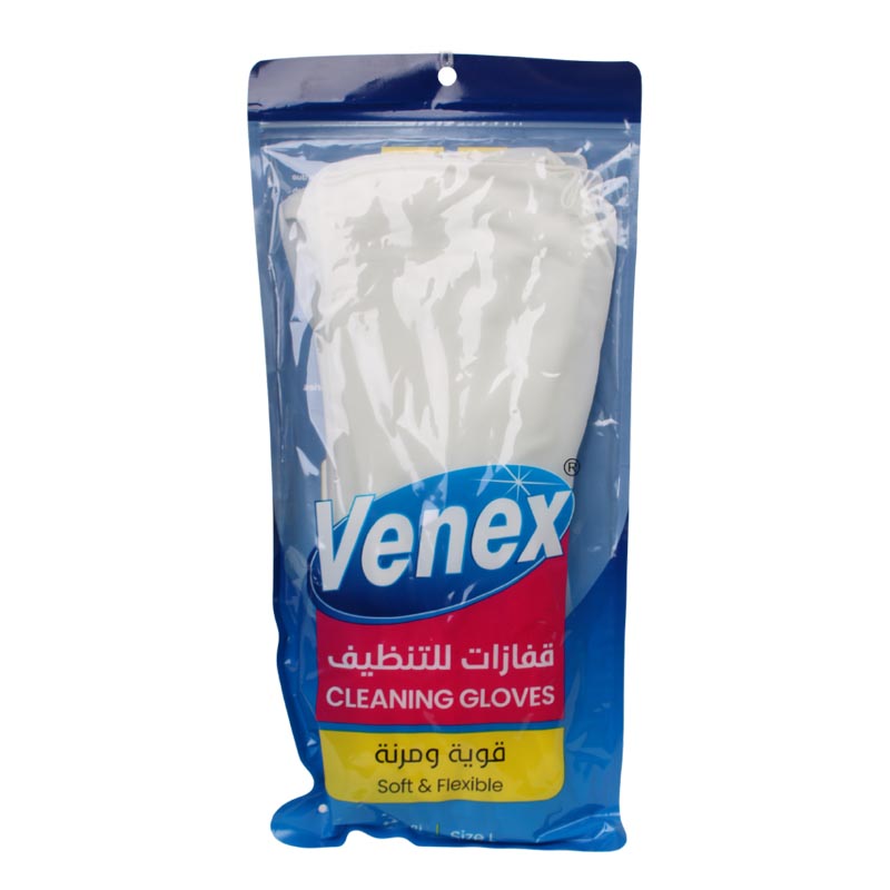 فينكس قفازات تنظيف قوية ومرنة 3 زوج مقاس L