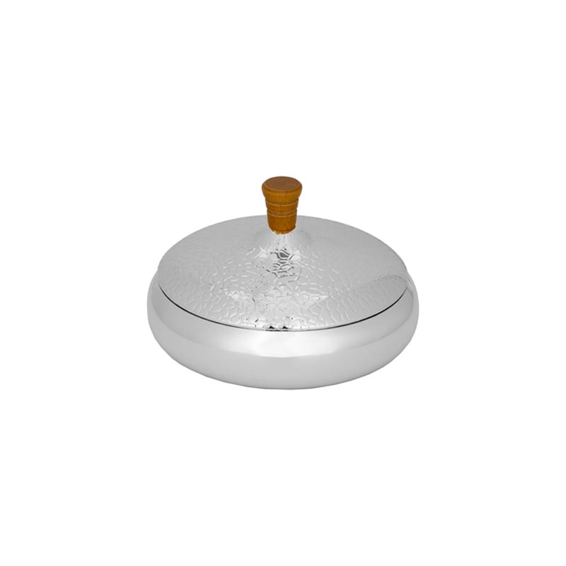 ماريان تمرية كروم فضي بمقبض خشبي 13 سم