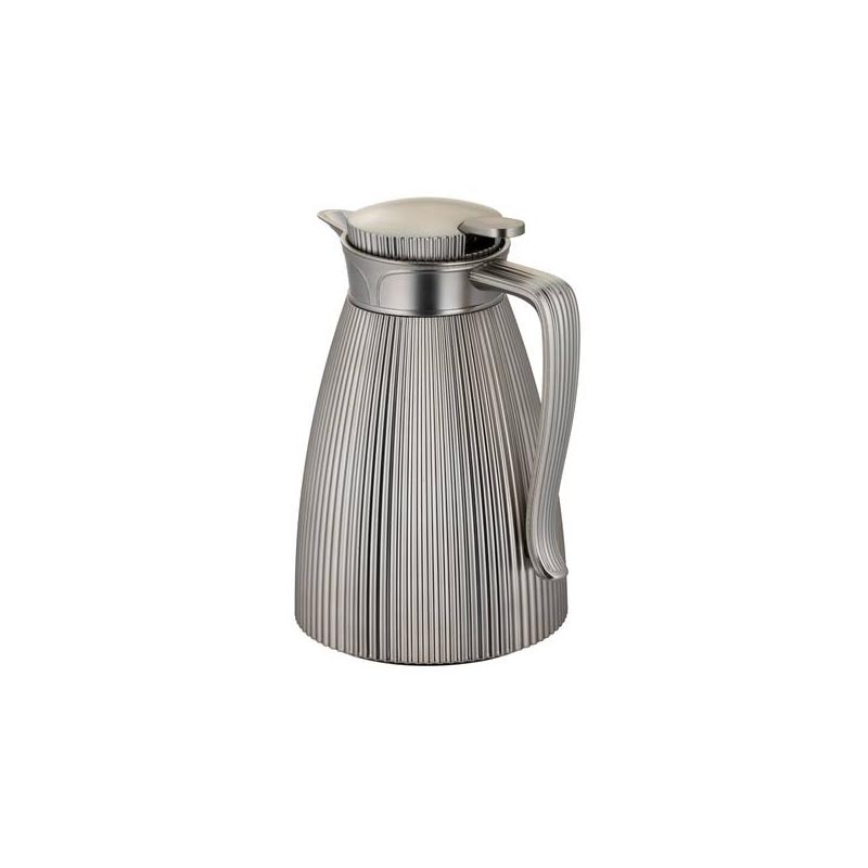 علا طقم ترامس قهوة كروم مطفي 0.7 لتر + 1 لتر