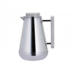 ليليا ترمس قهوة وشاي 0.75 لتر كروم فضي سادة