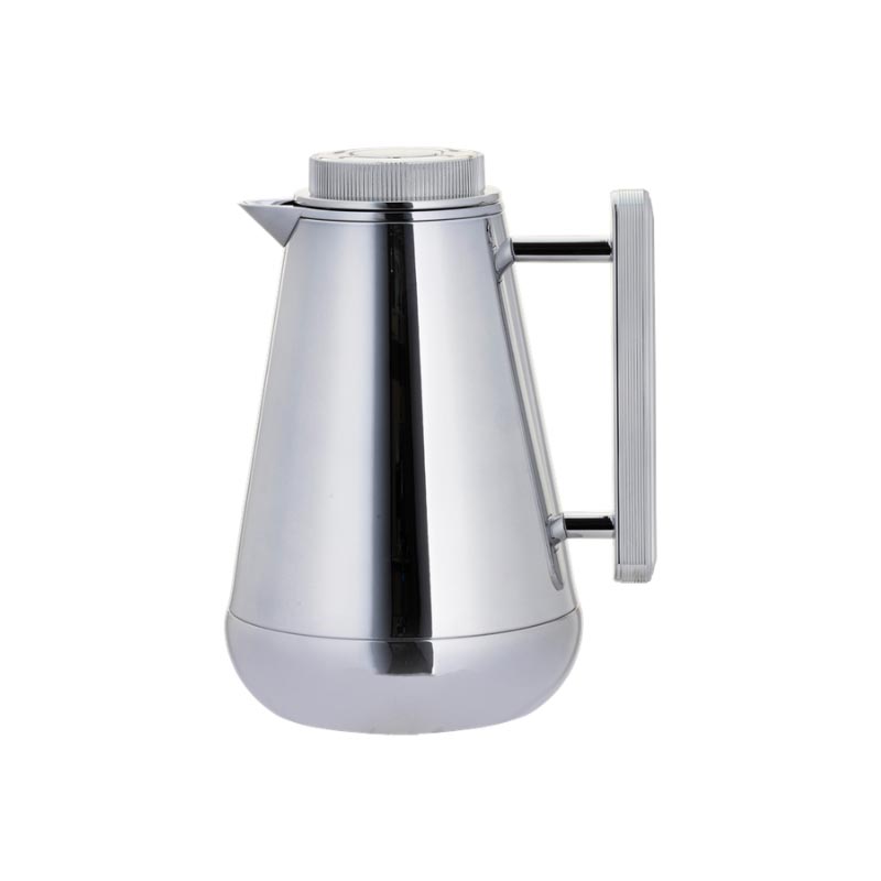 ليليا ترمس قهوة وشاي 0.75 لتر كروم فضي سادة