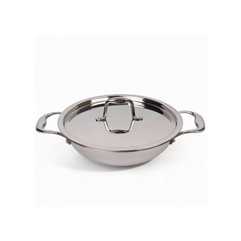 مقلاة ستانلس ستيل 22 سم