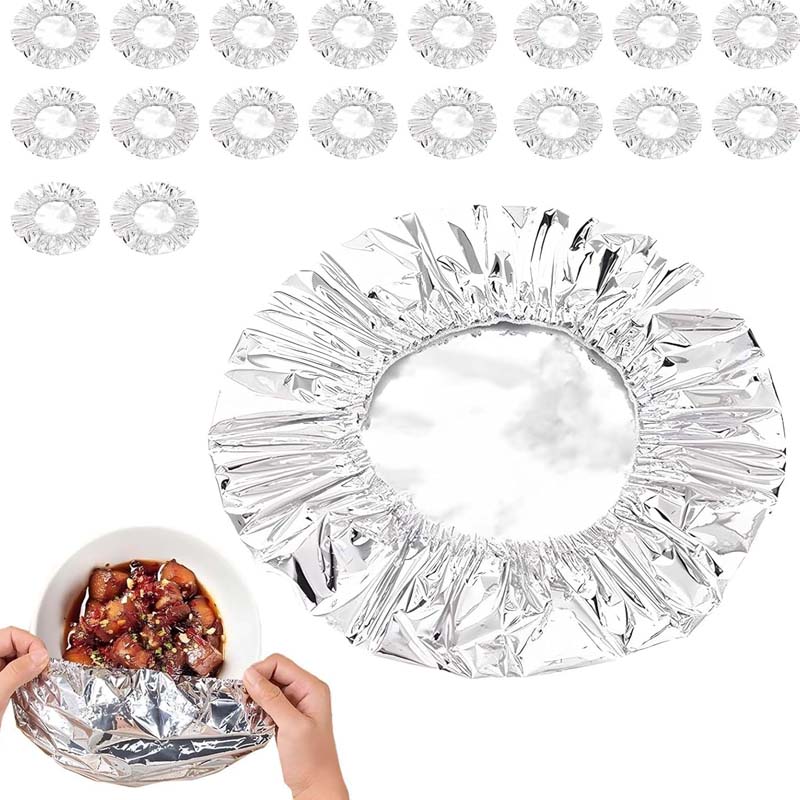 اغطية حفظ الطعام المنيوم قابلة للتمدد – عبوة 20 قطعة