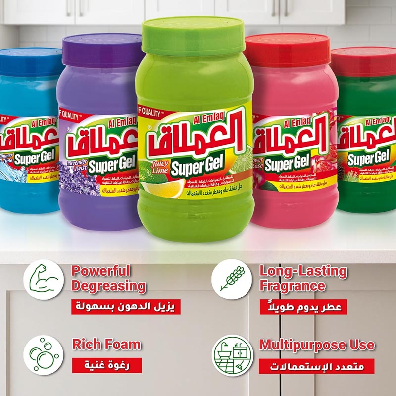 العملاق سوبر جل ليمون اخضر 1000 مل