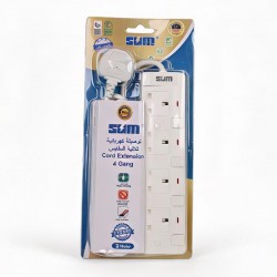 توصيلة كهربائية 4 منافذ 3 متر
