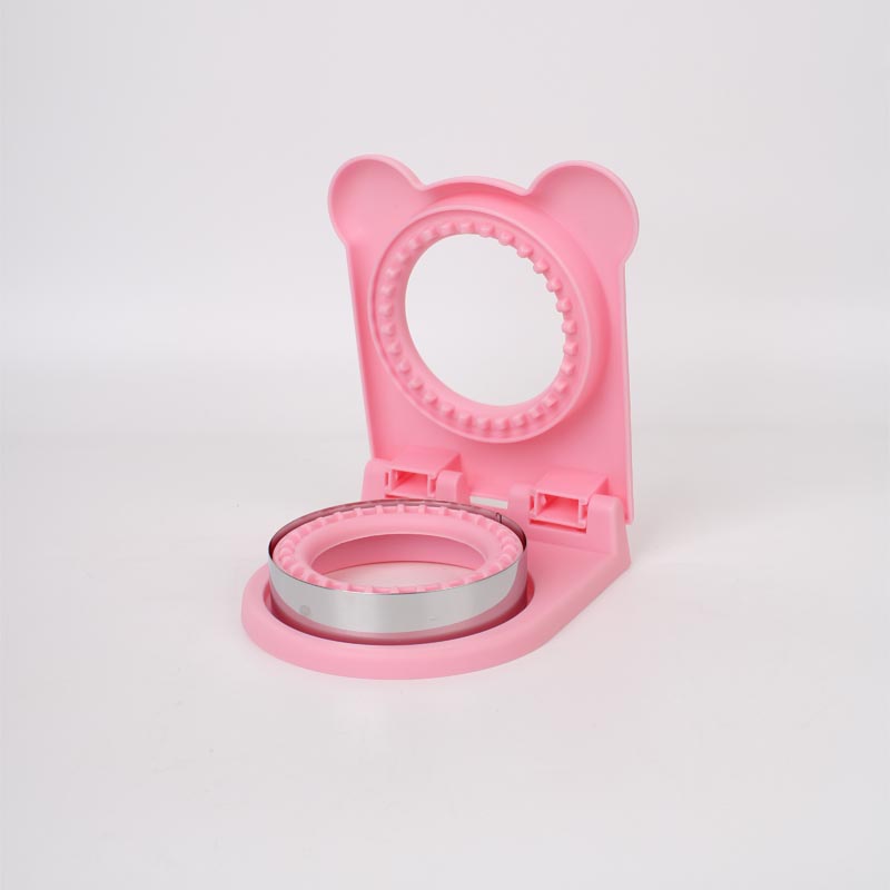 قطاعة توست يدوية دائري مع قالب استيل