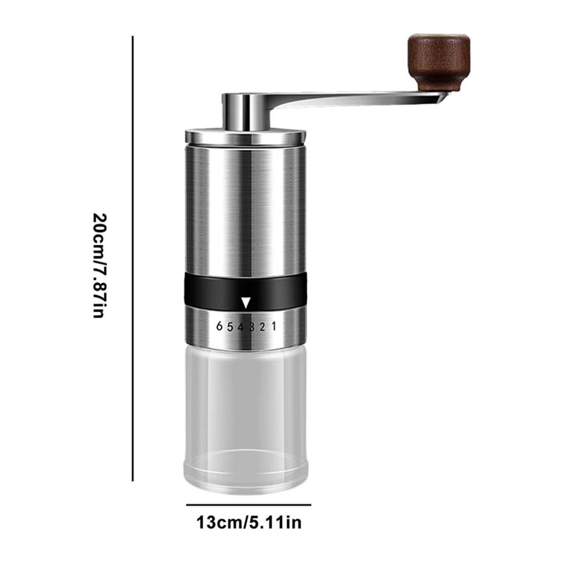 مطحنة قهوة يدوية استانلس استيل