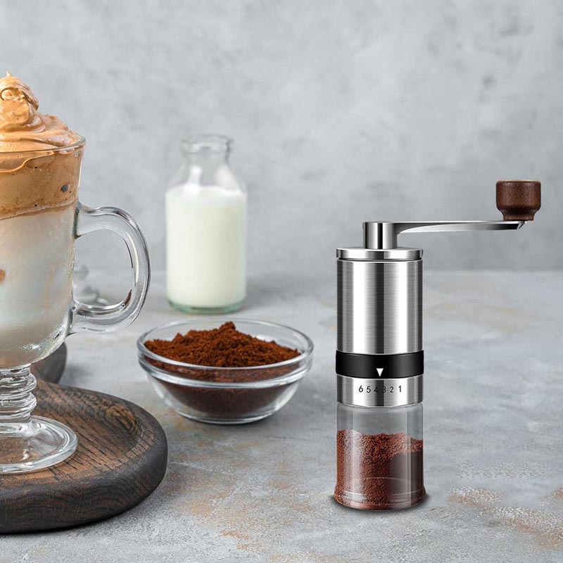 مطحنة قهوة يدوية استانلس استيل