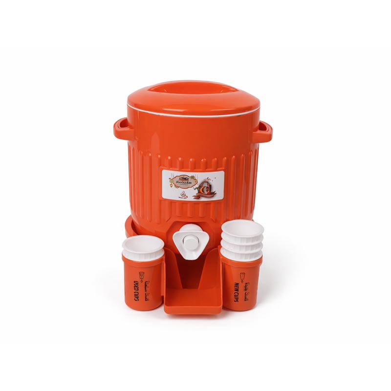 ترمس بقاعدة مع 6 اكواب سعة 4 انز – الترمس سعة 3 لتر للمشروبات