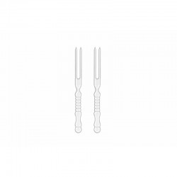 كرتون شوكة حلا شفاف – حزمة 2000 حبة