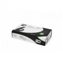 اوكي قفازات فينيل اسود مقاس S – عبوة 70 حبة