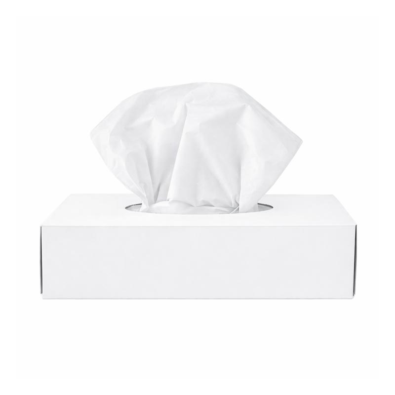 فاين مناديل فندقية ابيض سادة 100 منديل مزدوج – حزمة 6 حبات