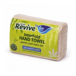 فاين ورق تنشيف الايدي انترفولد طبقتين 200 قطعة Revive by Fine 