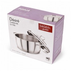 قدر ستانلس ستيل 22 سم 