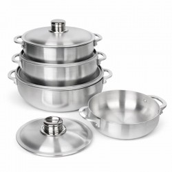 طقم قدور المنيوم 4 مقاسات – 20 / 24 / 26 / 30 سم