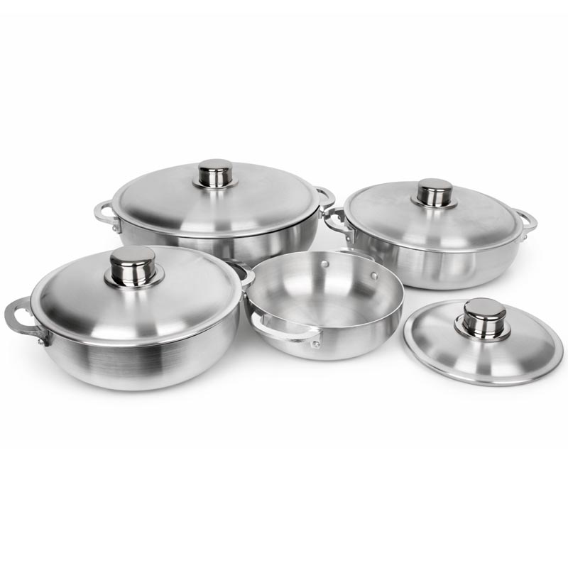 طقم قدور المنيوم 4 مقاسات – 20 / 24 / 26 / 30 سم