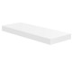 رف حائط لون ابيض | طول 90 سم – عمق 23.5 سم – سمك 3.8 سم