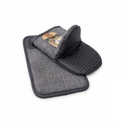 طقم قفاز فرن بسيلكون مقاوم للحرارة طقم قفاز فرن بسيلكون مقاوم للحرارة