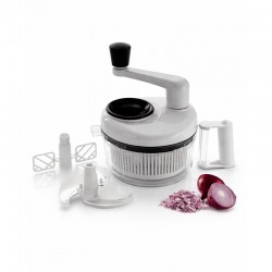 قطاعة خضار يدوية متعددة الاستخدام مع ملحق تجفيف ومخفقة بيض قطاعة خضار يدوية متعددة الاستخدام مع ملحق تجفيف ومخفقة بيض