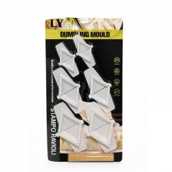 طقم قطاعة عجين مثلثة 6 حبات مع فرادة يدوية خشبية طقم قطاعة عجين مثلثة 6 حبات مع فرادة يدوية خشبية