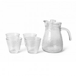 ابريق زجاج مع اكواب