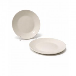 صحن سيراميك ابيض 9 انش – طقم 2 حبة