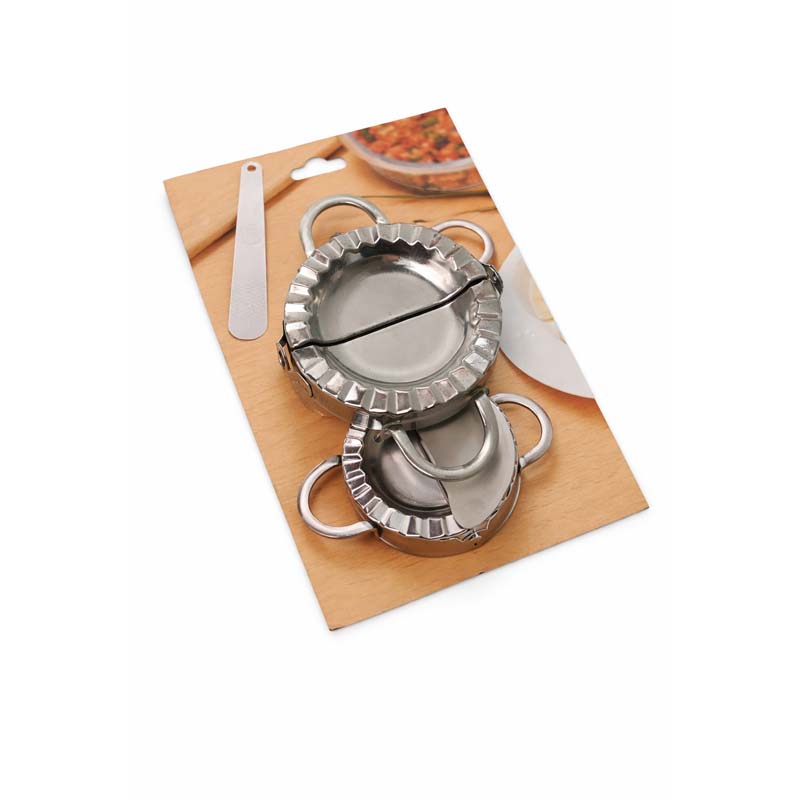 قالب بف ستانلس ستيل مدور مقاس 9.5 سم للتشكيل والتقديم