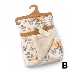 Lila & Jack بطانية اطفال ناعمة 75 × 100 سم