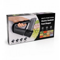 مفرمة خضار يدوية محمولة قابلة للشحن 4 شفرات