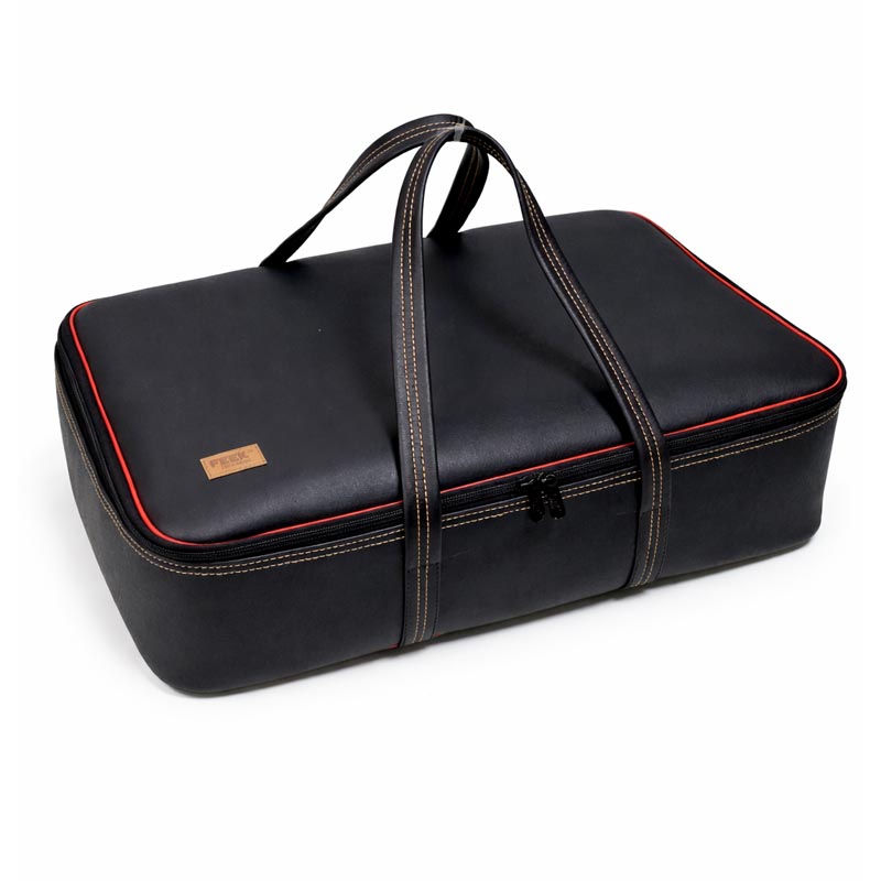 شنطة حافظات فاخرة بطبقة عزل حراري – جلد اصلي وسحاب مرن مقاس 50×30 سم ارتفاع 15 سم شنطة حافظات فاخرة بطبقة عزل حراري – جلد اصلي وسحاب مرن مقاس 50×30 سم ارتفاع 15 سم