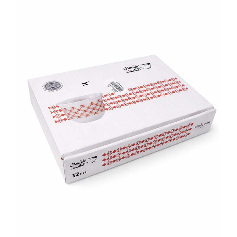 طقم فناجيل قهوة 12 حبة مقاس L