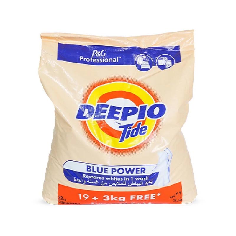 مسحوق غسيل تايد ديبيو 30 كجم للغسالات الاوتوماتيكية يعيد البياض للملابس من غسلة واحدة