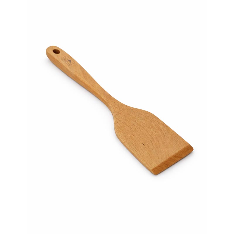 مقلب طبخ خشب مسطح بمقبض طويل – حبة واحدة