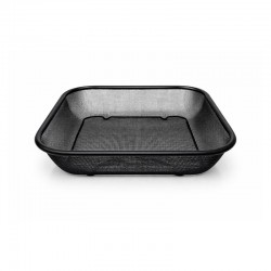 مصفاة ستانلس استيل اسود 24×24 سم