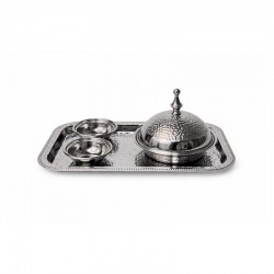 طقم تمرية وطوفرية كروم 5 حبات