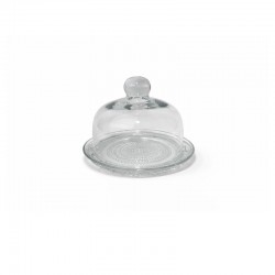 صحن تقديم زجاج 14 سم