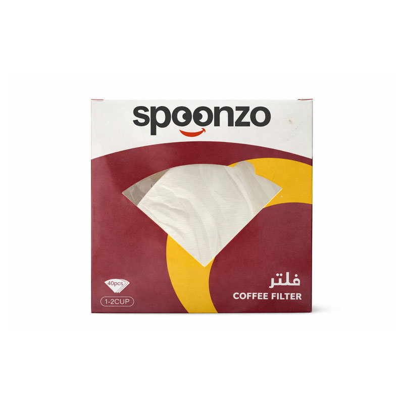 فلتر قهوة ورقي V60 مقاس 01 - 40 حبة فلتر قهوة ورقي V60 مقاس 01 - 40 حبة