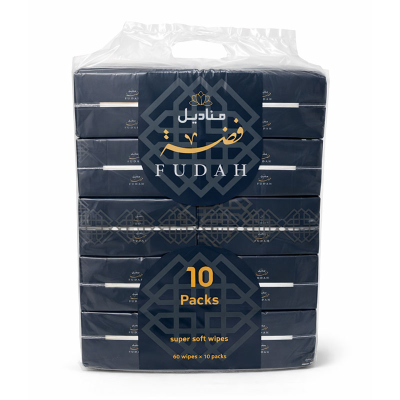 فضة مناديل وجه 600 منديل - 10 حبة فضة مناديل وجه 600 منديل - 10 حبة