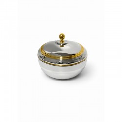 تمرية سكرية كروم فضي 13 سم تمرية سكرية كروم فضي 13 سم