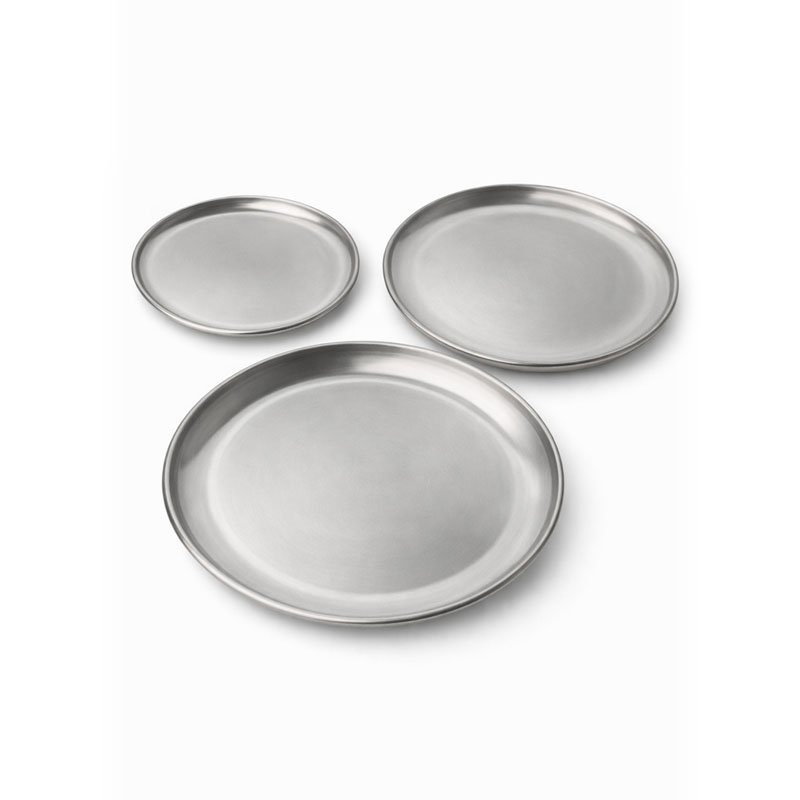 طقم صحون ستانلس 3 حبة