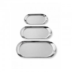 طقم صحون تقديم ستانلس 3 حبة