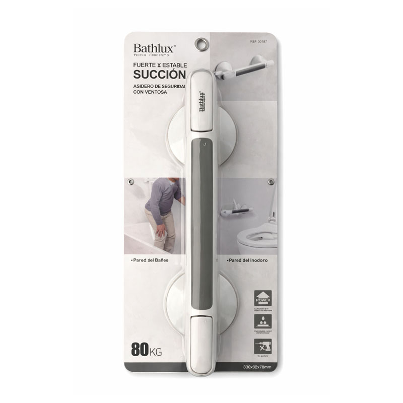 مسكة امان جداري بقاعدة شفط قوية تتحمل حتى 80 كجم مسكة امان جداري بقاعدة شفط قوية تتحمل حتى 80 كجم