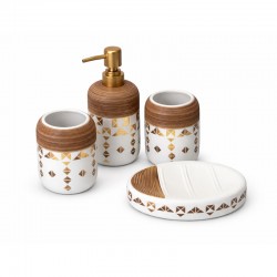 طقم اكسسوارات حمام 4 قطع طقم اكسسوارات حمام 4 قطع